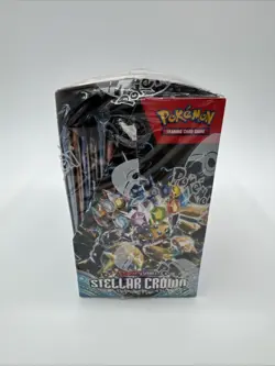 Pokemon Tcg Stellar Crown Scarlet and Violet SV07 Booster Box New Factory Sealed - Image 2