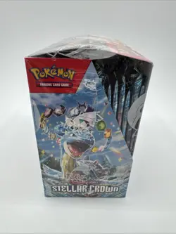 Pokemon Tcg Stellar Crown Scarlet and Violet SV07 Booster Box New Factory Sealed - Image 4