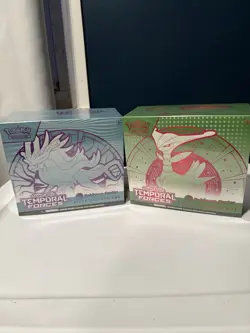 Pokemon Temporal Forces Elite Trainer Box Pokemon Center Exclusive PAIR - SEALED - Image 1
