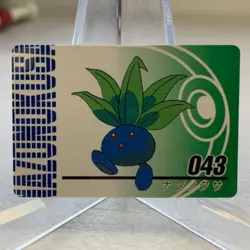 Oddish 043 Mini Carddass Animation Version Pokemon Japanese ~ MP - Image 1