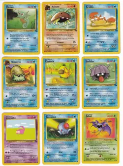 Pokemon Fossil COMPLETE SET Uncommon/Common Vintage WOTC 32 Card Lot MP-NM - Image 4