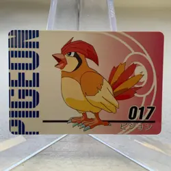 Pidgeotto 017 Mini Carddass Animation Version Pokemon Japanese ~ MP - Image 1