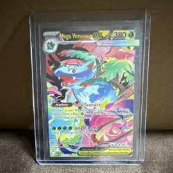 Pokemon Mega Venusaur ex 177/132 Me01: Mega Evolution Rare Holo EX HP 380 - Image 1