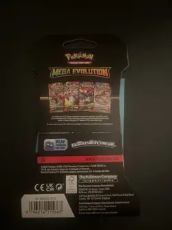 (VERY HEAVY) 33.01g Pokemon TCG Mega Evolution Sleeved Booster Pack (SEALED)✅ - Image 4