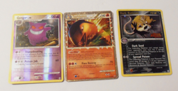 Pokemon HGSS09-HGSS Typhlosion 17-109 Dark Radicate 17-99 Gengar 3 HOLO CARD LOT - Image 1