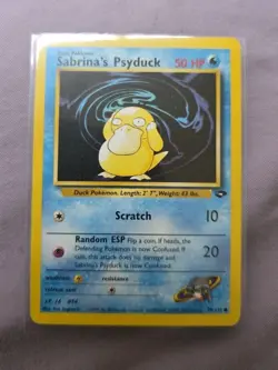Sabrina's PSYDUCK 99/132 - Gym CHALLENGE - VINTAGE WOTC Pokemon Card - NM - Image 1