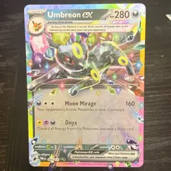 Umbreon EX 60/131 Pokemon Prismatic Evolutions NM - Image 1