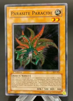 Yu-Gi-Oh Parasite Paracide PSV-003 1st Edition Super Rare Pharaoh's Servant NM - Image 3