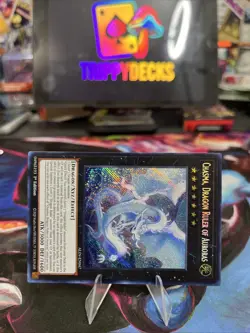 Yu-Gi-Oh TCG Chasma, Dragon Ruler of Auroras ALIN-EN047 1st Edition Secret Rare - Image 2