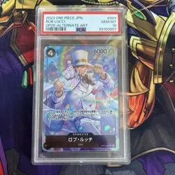 One Piece PSA 10 Rob Lucci Alt Art SR OP05-093 Awakening of the New Era Japanese - Image 1
