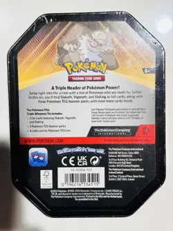 Pokemon TCG: LOT OF 12 Triple Whammy Collectors Tins - Factory Sealed - Image 4