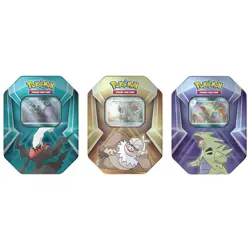 Pokemon Trading Card Game Triple Whammy Collector Tins Set Of 3 Factory Sealed. - Image 1