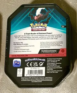 Pokemon Trading Card Game Triple Whammy Collector Tins Set Of 3 Factory Sealed. - Image 3