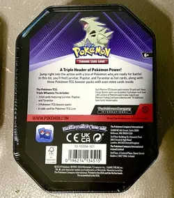 Pokemon Trading Card Game Triple Whammy Collector Tins Set Of 3 Factory Sealed. - Image 4