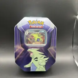 Tyranitar Triple Whammy Collectors Tin - Pokemon TCG - Factory Sealed - Image 1