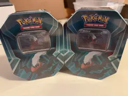 X2 Pokemon TCG Darkrai Triple Whammy Collector's Tin - Factory Sealed New 2 TINS - Image 1