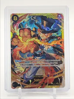 SABO 2024 ONE PIECE 500 YEARS IN THE FUTURE SECRET RARE A #OP07-118 Q0646 - Image 1