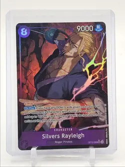 SILVERS RAYLEIGH 2025 ONE PIECE SUPER RARE ALT ART #OP13-006 Q0646 - Image 1