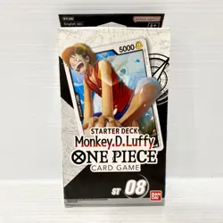 One Piece Card Game Starter Deck ST08 - Brand New Sealed - Monkey D Luffy - Image 1