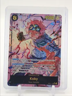 KOBY 2025 ONE PIECE FIST DIVINE SPEED SECRET RARE ALT ART #OP11-119 Q0646 - Image 1