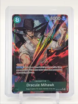 DRACULE MIHAWK 2025 ONE PIECE LEGACY SUPER RARE ALT ART #OP12-030 Q0646 - Image 1