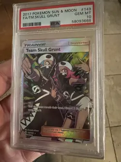 Pokemon - 2017 Sun & Moon - Full Art - TEAM SKULL GRUNT #149 GEM MINT PSA 10 - Image 1
