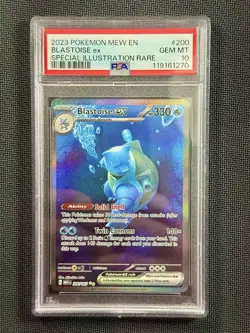 Pokemon TCG - Blastoise ex 200/165 Scarlet & Violet 151 SIR Gem Mint | PSA 10 - Image 2