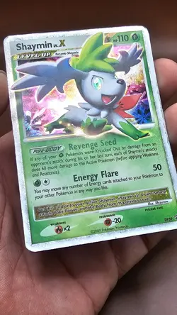 Shaymin LV X DP39 Holo Black Star Promo D&P LV.X Vintage Pokemon TCG Card HP - Image 5