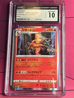 CGC 10 Charizard Holo # 010/071 Pokemon GO s10b Pokemon Card Japanese - Image 1