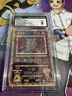 CGC NM/Mint 8 Ancient Mew Movie Promo 2000 With Holo Swirls - Image 2