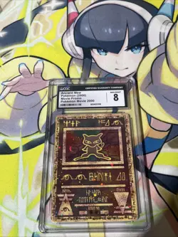 ANCIENT MEW Holo Rare 2000 Movie Promo Pokemon Card CGC 8 MINT - Image 1