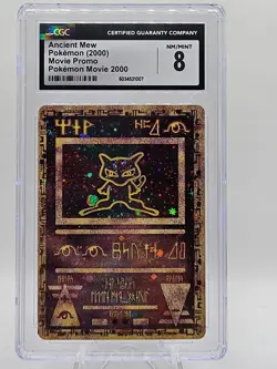 Pokemon TCG Ancient Mew Holo Movie Promo 2000 WOTC CGC 8 NM/MINT+ - Image 1