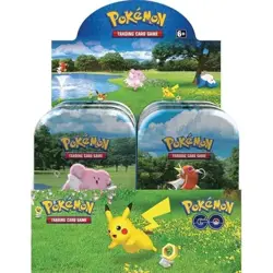 Pokemon GO POKEMON TCG Sealed Display Box with 10 Mini Tins - Image 1