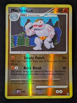 Machoke 41/100 - Stormfront Reverse Holo MP Pokemon TCG - Image 1