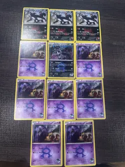 Lot Of 11 Pokemon Cards - Team Magma Vs Team Aqua - Image 1