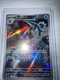 Pokemon TCG Baxcalibur Card 210/193 IR Sv02: Paldea Evolved 2023 - Image 1