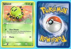 Lot of (2) 2005 Pokemon cards, EX Unseen Forces, Trainer Potion, Spinarak NM-MT! - Image 1