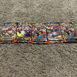 (Lot of 5) Pokemon TCG Booster Pack | Mega Evolutions | Sealed | English - Image 1