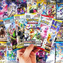 Lucky MYSTERY Bundle Pokemon Card TCG Booster Packs Factory Sealed Korean Random - Image 1