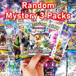 Lucky MYSTERY Bundle Pokemon Card TCG Booster Packs Factory Sealed Korean Random - Image 5