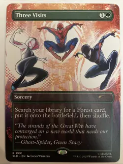 Three Visits Marvel's Spider-Man: Heroic Deeds Regular Secret Lair 1991 - Image 1