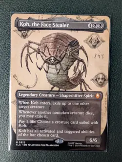 Borderless KOH, THE FACE STEALER x1 mtg NM-M The Last Airbender 1 Mythic - Image 1