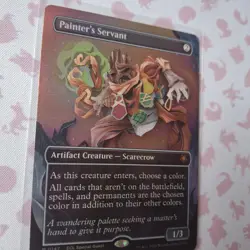 MTG Painter's Servant 147 Borderless Special Guests Foil - Lorwyn Eclipsed - NM - Image 3
