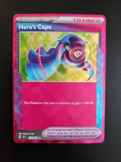 Hero's Cape 152/162 ACE SPEC - Temporal Forces - Pokemon TCG Card - NM/M - Image 1