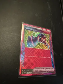 Pokemon TCG Hero's Cape 152/162 Temporal Forces Ace Spec Rare Holo Card - Image 1