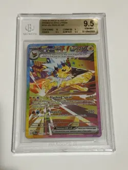 Pokemon Jolteon ex 153/131 Sv: Prismatic Evolutions Holo BGS 9.5 GEM Mint - Image 1