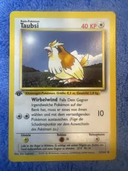 Pokemon 1st Edition German Base Set Pidgey (Taubsi) - Image 1