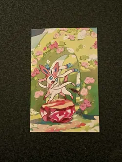 *EMPTY!!* Pokemon Prismatic Mini Tin Sylveon w/ Sticker and Coin - Image 2