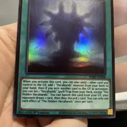 The Hidden Hecahands PHRE-EN008 Ultra Rare 1sr Edition NM! +Bonus FREE SHIPPING! - Image 4