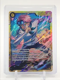 KOBY 2025 ONE PIECE A FIST OF DIVINE SPEED SECRET RARE C #OP11-119 Q0646 - Image 1